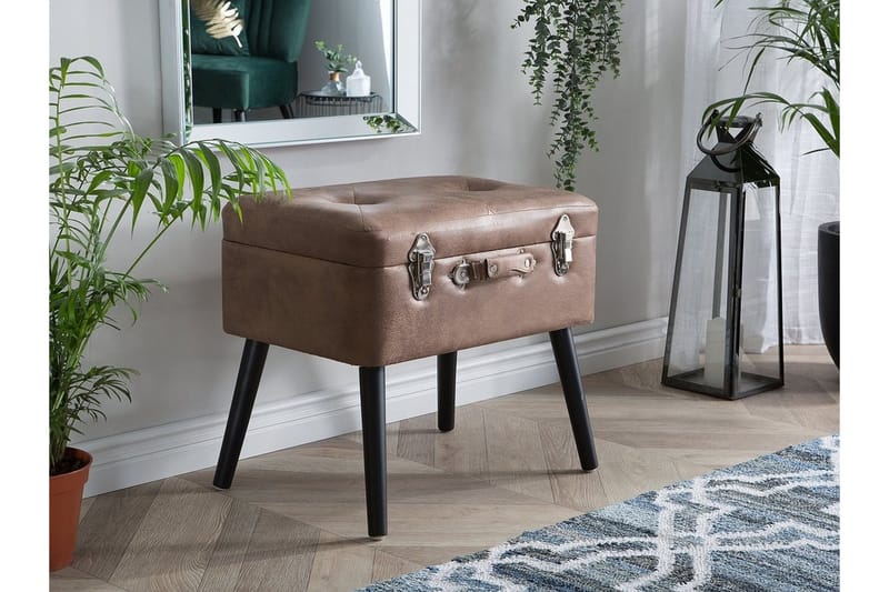 Mallard Avlastningsbord 52 cm - Brun - Møbler - Bord - Avlastningsbord & sidobord - Brettbord og småbord