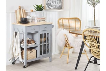Manesseno Serveringsvogn 80 cm - Grå - Møbler - Bord - Avlastningsbord & sidobord - Brettbord og småbord