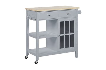 Manesseno Serveringsvogn 80 cm - Grå - Møbler - Bord - Avlastningsbord & sidobord - Brettbord og småbord