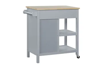 Manesseno Serveringsvogn 80 cm - Grå - Møbler - Bord - Avlastningsbord & sidobord - Brettbord og småbord