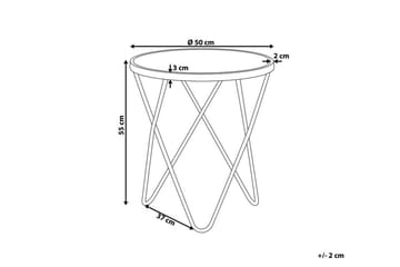 Meerah Sidebord - Hvit - Møbler - Bord - Avlastningsbord & sidobord - Brettbord og småbord