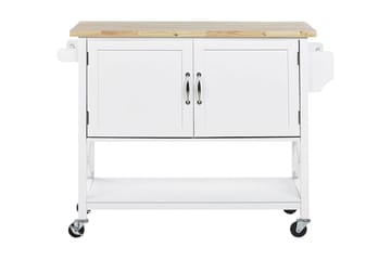 Melesse Serveringsvogn 102 cm - Hvit - Møbler - Bord - Avlastningsbord & sidobord - Brettbord og småbord