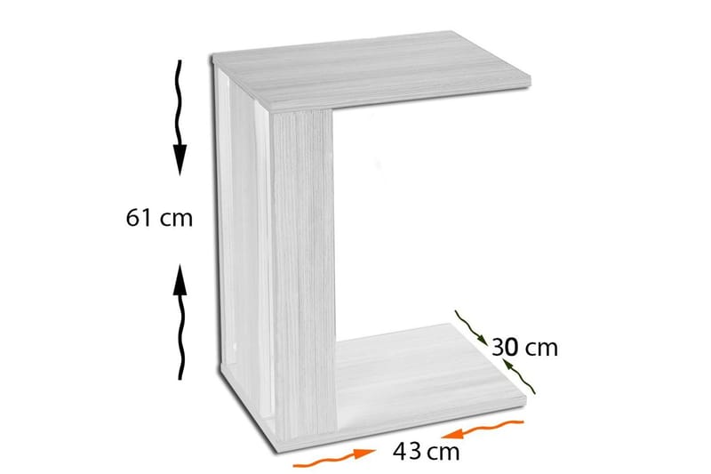 Mellberg Avlastningsbord - Svart - Møbler - Bord - Avlastningsbord & sidobord - Brettbord og småbord