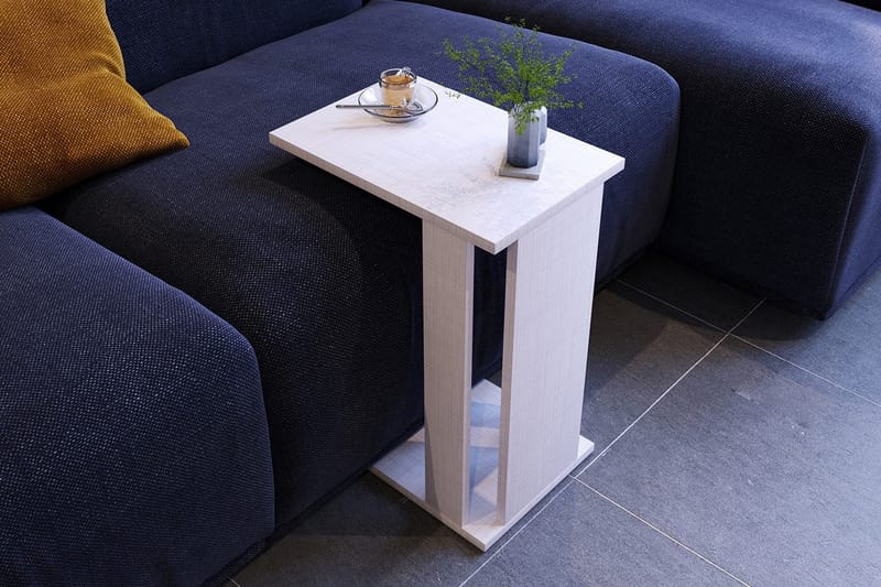 Mellberg Sidebord - Hvit - Møbler - Bord - Avlastningsbord & sidobord - Brettbord og småbord