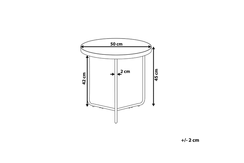 Melody S Avlastningsbord 50 cm - Tre / Natur - Møbler - Bord - Avlastningsbord & sidobord - Brettbord og småbord