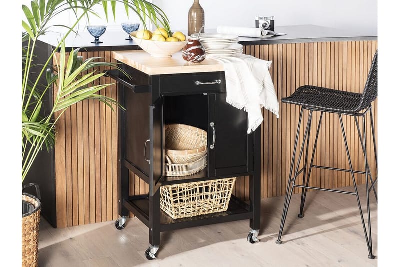 Mylove Serveringsvogn - Svart - Møbler - Bord - Avlastningsbord & sidobord - Brettbord og småbord