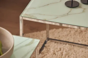 Nelly Sidebord 45 cm - Hvit/Krom - Møbler - Bord - Avlastningsbord & sidobord - Brettbord og småbord