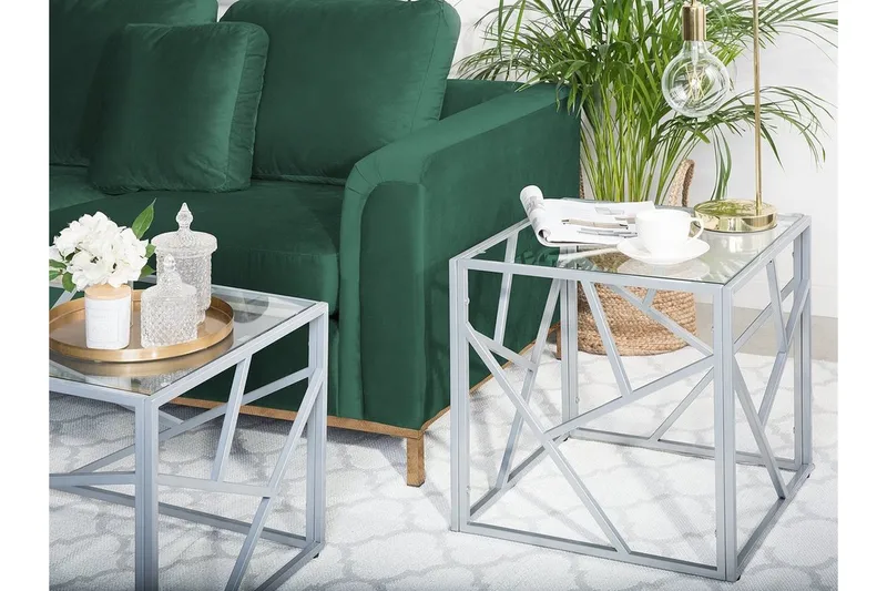 Orland Avlastningsbord 50 cm - Sølv - Møbler - Bord - Avlastningsbord & sidobord - Brettbord og småbord