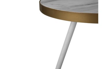 RAMONA Avlastningsbord 44 cm - Hvit - Møbler - Bord - Avlastningsbord & sidobord - Brettbord og småbord