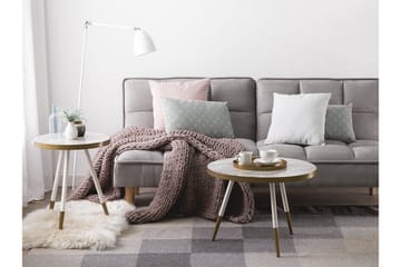 RAMONA Avlastningsbord 44 cm - Hvit - Møbler - Bord - Avlastningsbord & sidobord - Brettbord og småbord