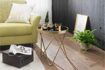 Reineck Avlastningsbord 42 cm - Gull - Møbler - Bord - Avlastningsbord & sidobord - Brettbord og småbord