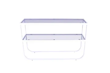 Rocker Sidebord - Hvit/Grå - Møbler - Bord - Avlastningsbord & sidobord - Brettbord og småbord