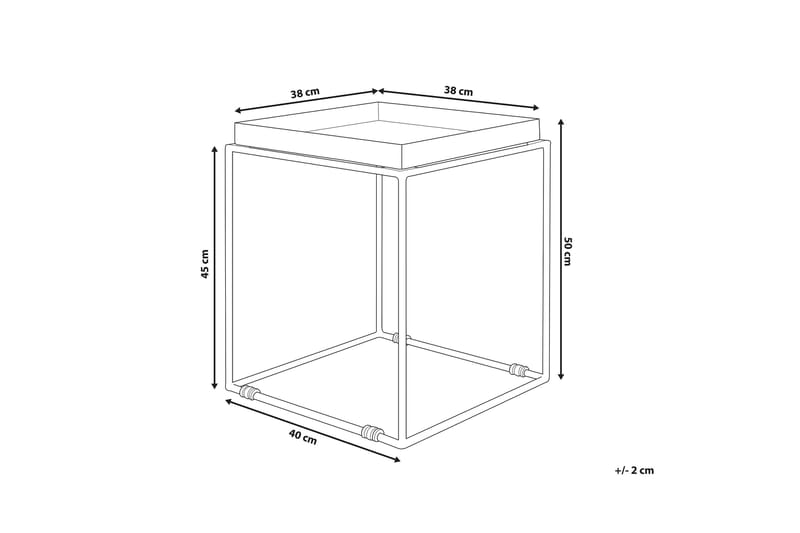 Sa|on på Avlastningsbord 40 cm - Hvit - Møbler - Bord - Avlastningsbord & sidobord - Brettbord og småbord