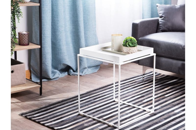 Sa|on på Avlastningsbord 40 cm - Hvit - Møbler - Bord - Avlastningsbord & sidobord - Brettbord og småbord