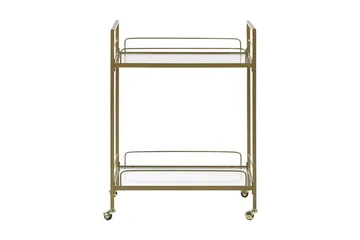 Serveringsvagn Guld - Møbler - Bord - Serveringsvogn & serveringsbord - Trillebord & Serveringsbord