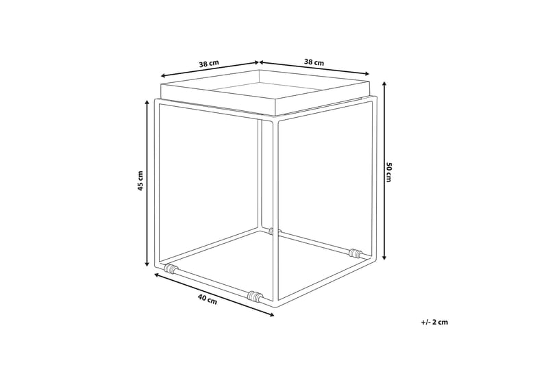 Settbord Sa|On 40 Cm - Blå - Lampebord & sidebord - Brettbord og småbord