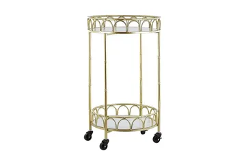 Shafter Serveringsvogn 48 cm - Gull - Møbler - Bord - Avlastningsbord & sidobord - Brettbord og småbord