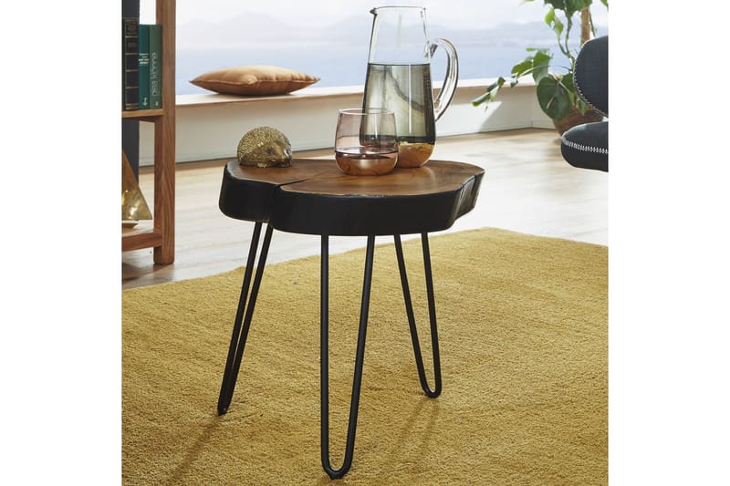 Sibbie Avlastningsbord 35 cm - Brun - Møbler - Bord - Avlastningsbord & sidobord - Brettbord og småbord