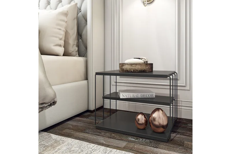 Side Table Antrasitt|Svart - Antrasitt / Svart - Møbler - Bord - Avlastningsbord & sidobord - Brettbord og småbord