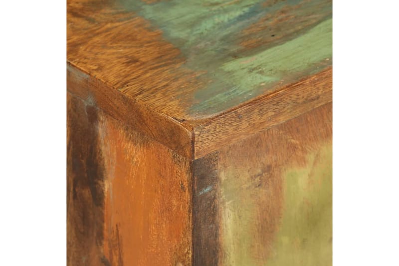 Sidebord 2 stk gjenvunnet heltre - Flerfarget - Lampebord & sidebord - Brettbord og småbord