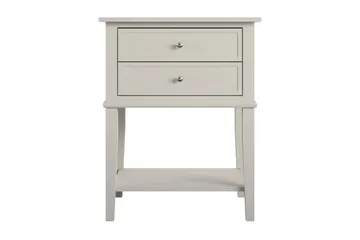 Sidebord Franklin 56x39 cm Beige - Queer Eye - Møbler - Bord - Avlastningsbord & sidobord - Brettbord og småbord