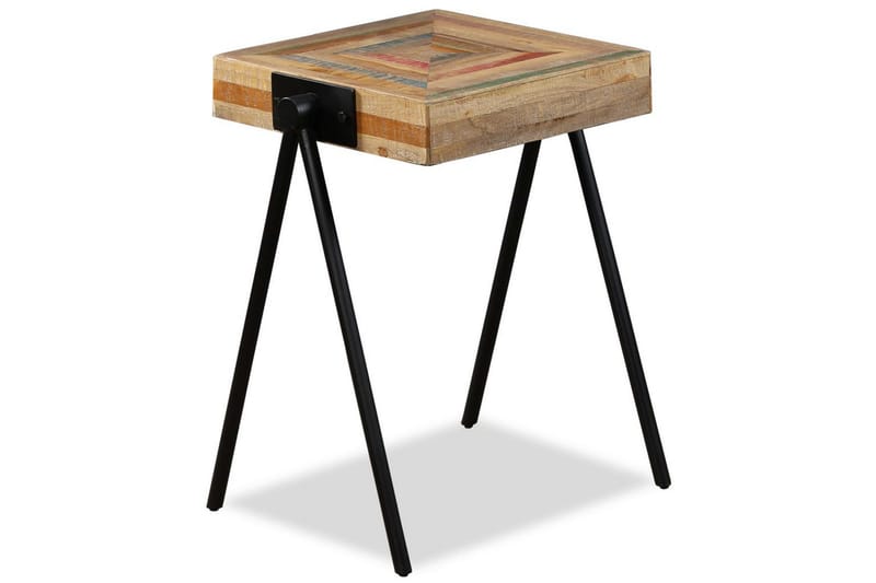 Sidebord heltre gjennvunnet teak - Brun - Lampebord & sidebord - Brettbord og småbord