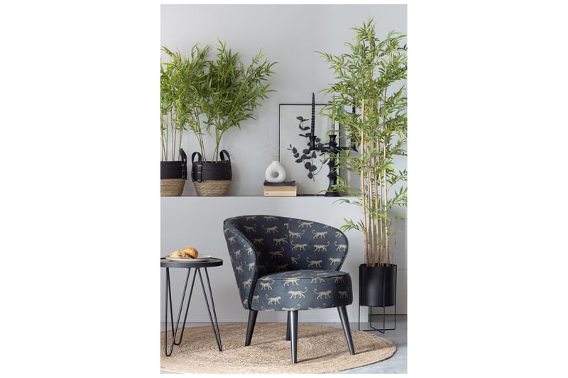 Sidebord Marica 39 cm Rund - Tre|Metall - Møbler - Bord - Avlastningsbord & sidobord - Brettbord og småbord