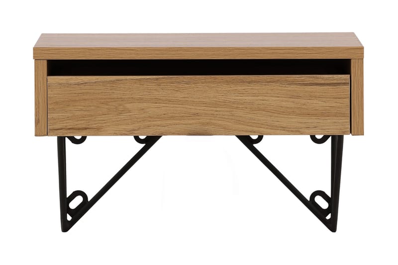 Sidebord Memphisa 41 cm - Eik - Møbler - Bord - Avlastningsbord & sidobord - Brettbord og småbord