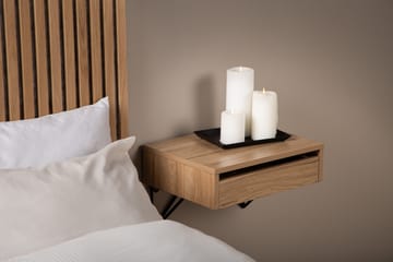 Sidebord Memphisa 41 cm - Eik - Møbler - Bord - Avlastningsbord & sidobord - Brettbord og småbord