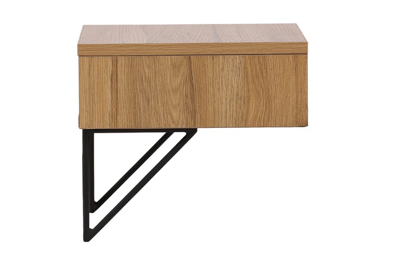 Sidebord Memphisa 41 cm - Eik - Møbler - Bord - Avlastningsbord & sidobord - Brettbord og småbord