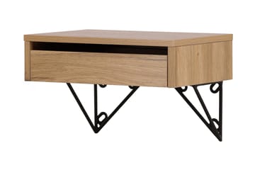 Sidebord Memphisa 41 cm - Eik - Møbler - Bord - Avlastningsbord & sidobord - Brettbord og småbord