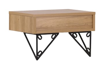 Sidebord Memphisa 41 cm - Eik - Møbler - Bord - Avlastningsbord & sidobord - Brettbord og småbord