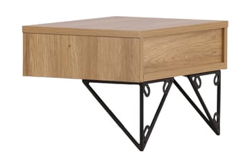 Sidebord Memphisa 41 cm - Eik - Møbler - Bord - Avlastningsbord & sidobord - Brettbord og småbord