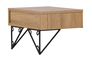 Sidebord Memphisa 41 cm - Eik - Møbler - Bord - Avlastningsbord & sidobord - Brettbord og småbord