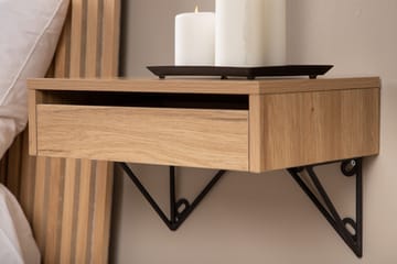 Sidebord Memphisa 41 cm - Eik - Møbler - Bord - Avlastningsbord & sidobord - Brettbord og småbord