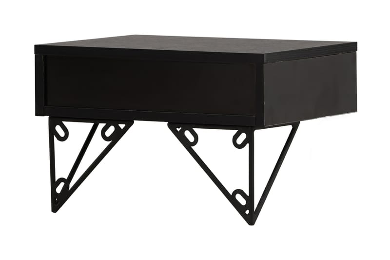 Sidebord Memphisa 41 cm - Svart - Møbler - Bord - Avlastningsbord & sidobord - Brettbord og småbord