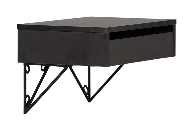 Sidebord Memphisa 41 cm - Svart - Møbler - Bord - Avlastningsbord & sidobord - Brettbord og småbord