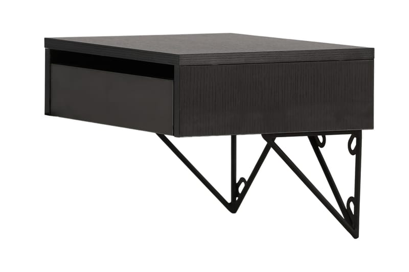 Sidebord Memphisa 41 cm - Svart - Møbler - Bord - Avlastningsbord & sidobord - Brettbord og småbord