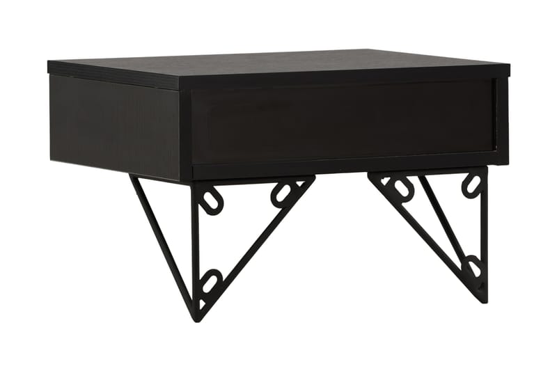 Sidebord Memphisa 41 cm - Svart - Møbler - Bord - Avlastningsbord & sidobord - Brettbord og småbord