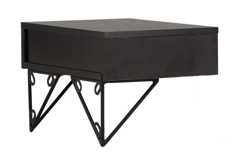 Sidebord Memphisa 41 cm - Svart - Møbler - Bord - Avlastningsbord & sidobord - Brettbord og småbord
