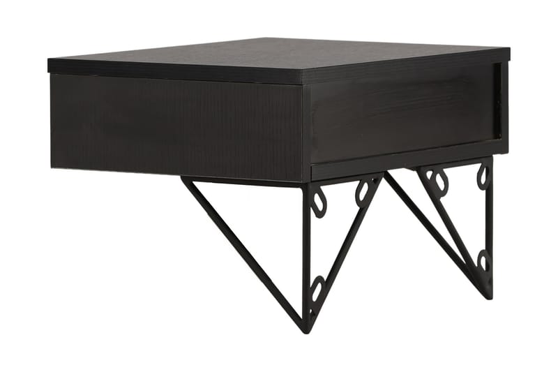Sidebord Memphisa 41 cm - Svart - Møbler - Bord - Avlastningsbord & sidobord - Brettbord og småbord