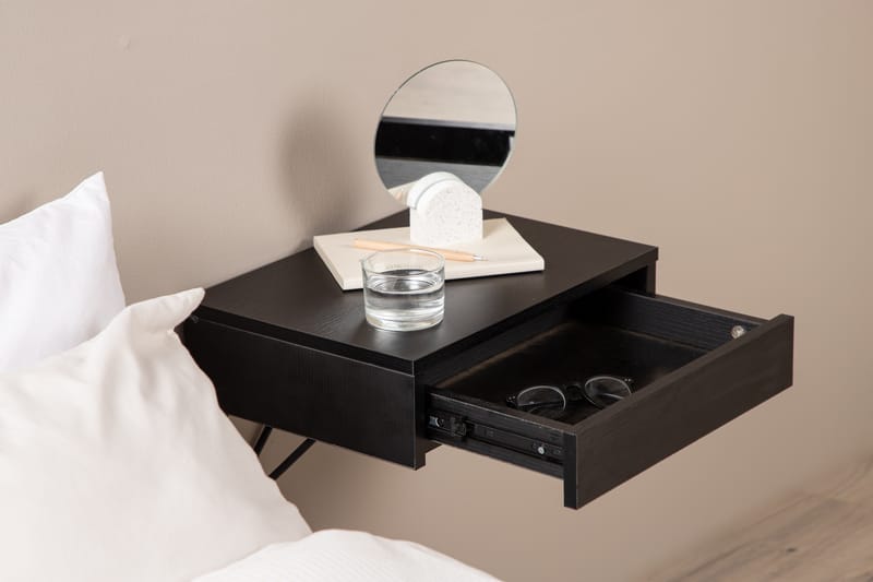 Sidebord Memphisa 41 cm - Svart - Møbler - Bord - Avlastningsbord & sidobord - Brettbord og småbord
