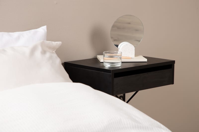 Sidebord Memphisa 41 cm - Svart - Møbler - Bord - Avlastningsbord & sidobord - Brettbord og småbord