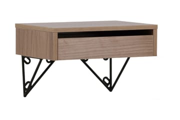 Sidebord Memphisa 41 cm - Valnøtt - Møbler - Bord - Avlastningsbord & sidobord - Brettbord og småbord
