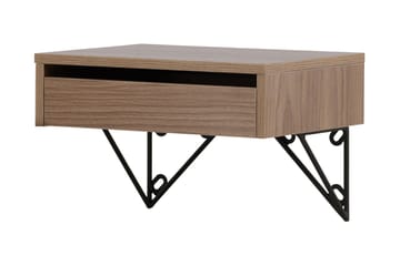 Sidebord Memphisa 41 cm - Valnøtt - Møbler - Bord - Avlastningsbord & sidobord - Brettbord og småbord