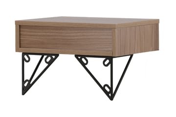 Sidebord Memphisa 41 cm - Valnøtt - Møbler - Bord - Avlastningsbord & sidobord - Brettbord og småbord