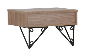 Sidebord Memphisa 41 cm - Valnøtt - Møbler - Bord - Avlastningsbord & sidobord - Brettbord og småbord