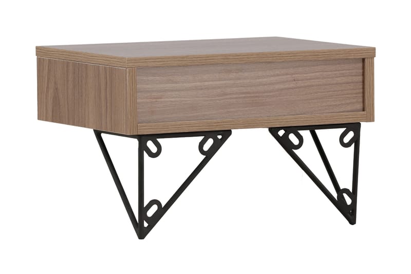 Sidebord Memphisa 41 cm - Valnøtt - Møbler - Bord - Avlastningsbord & sidobord - Brettbord og småbord