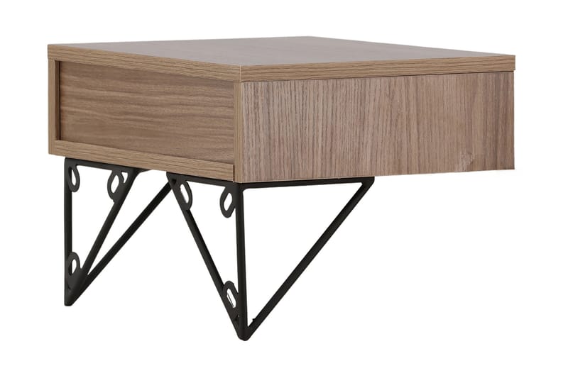 Sidebord Memphisa 41 cm - Valnøtt - Møbler - Bord - Avlastningsbord & sidobord - Brettbord og småbord