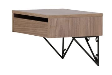 Sidebord Memphisa 41 cm - Valnøtt - Møbler - Bord - Avlastningsbord & sidobord - Brettbord og småbord